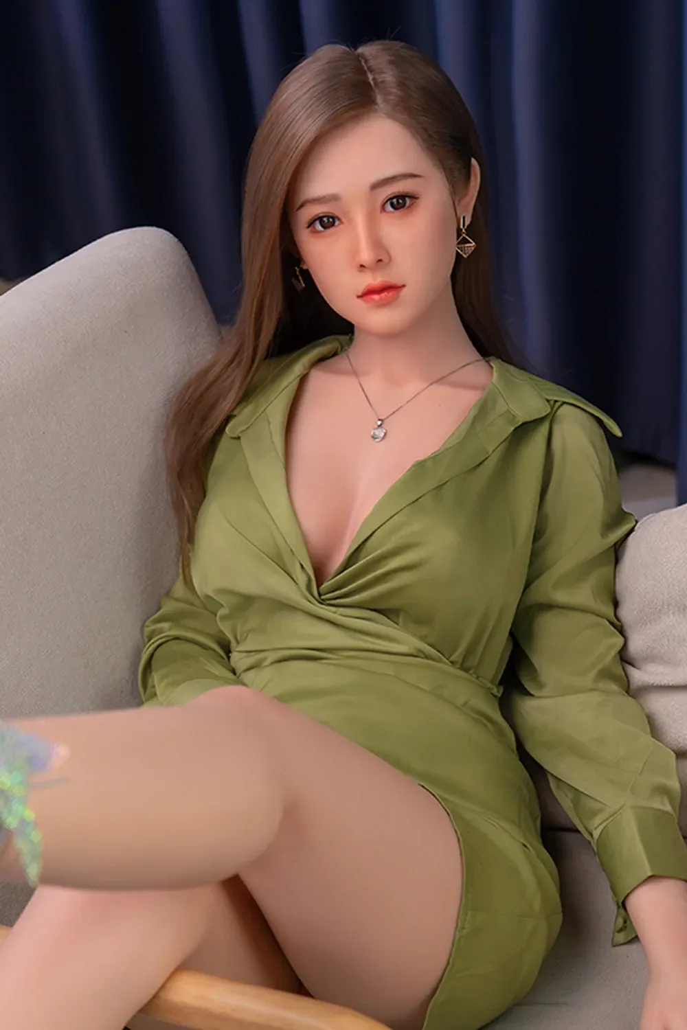 Xingzi-1 165/158cm Realistic skin texture Silicone Head &amp; TPE Body Real Sex Doll [Customizable] - XYlover Sex Doll view 2