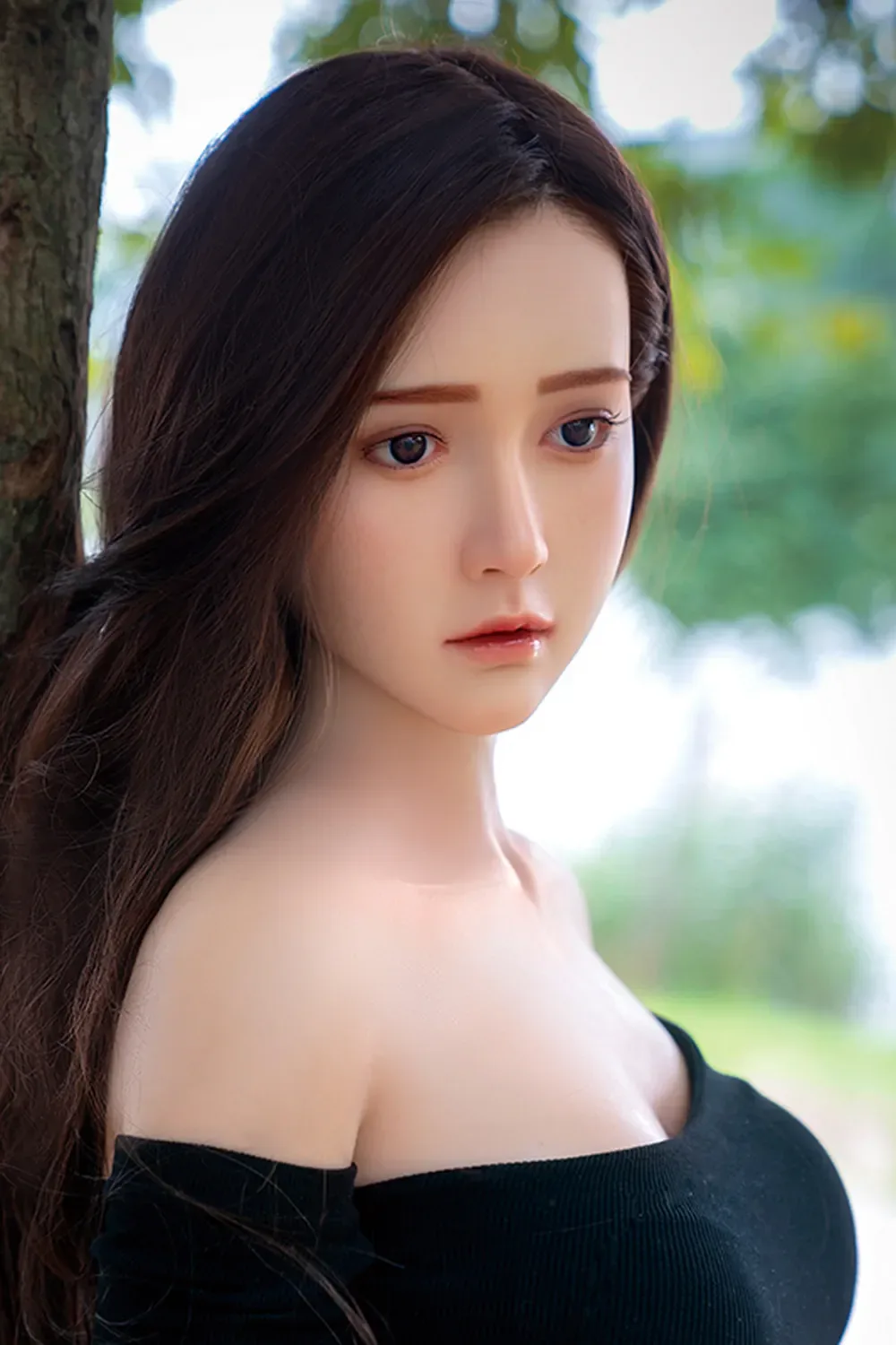 Xina-5 165/158cm Realistic skin texture Silicone Head &amp; TPE Body Real Sex Doll [Customizable] - XYlover Sex Doll view 3