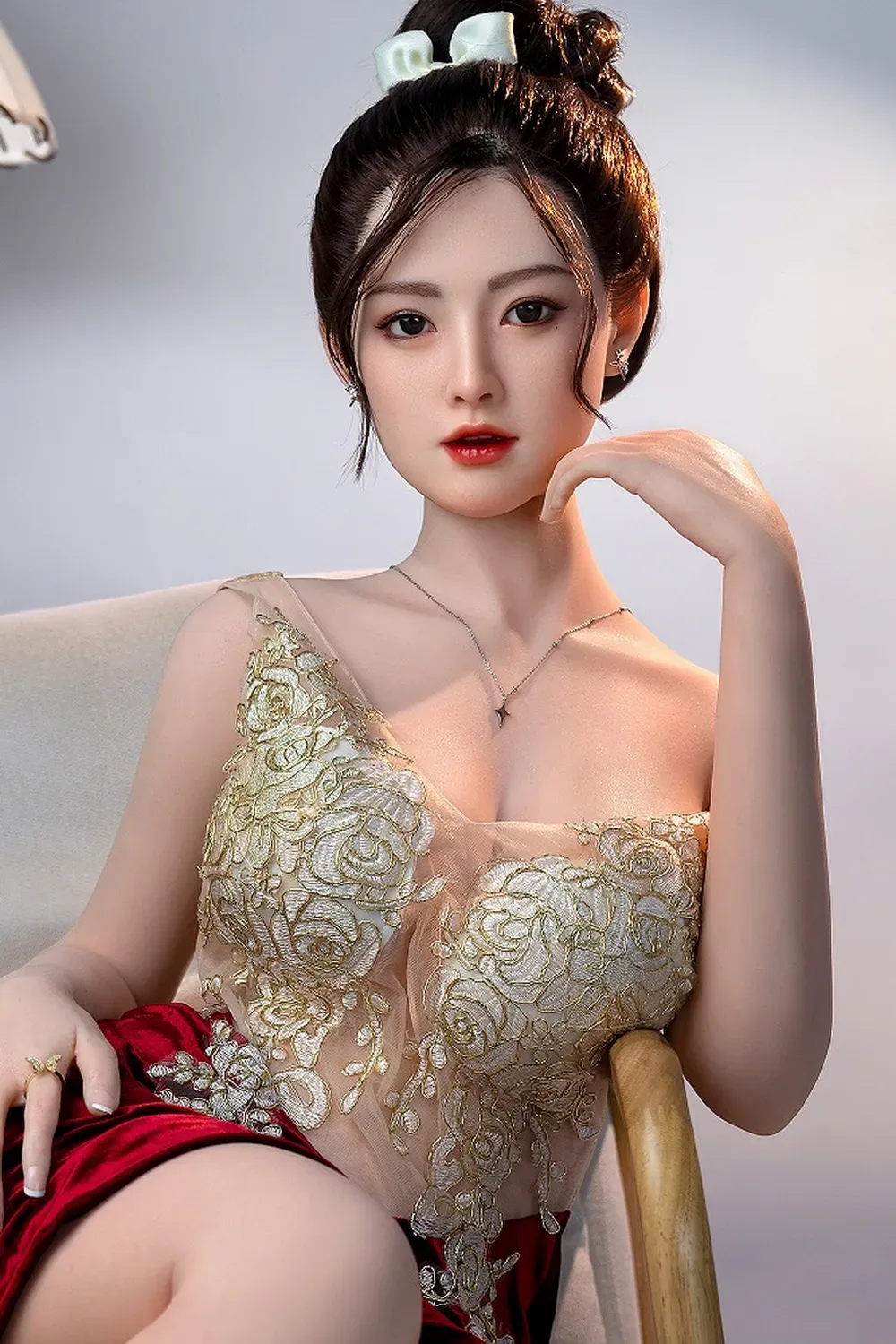 Xiaozhi-2 165/158cm Realistic skin texture Silicone Head &amp; TPE Body Real Sex Doll [Customizable] - XYlover Sex Doll view 3