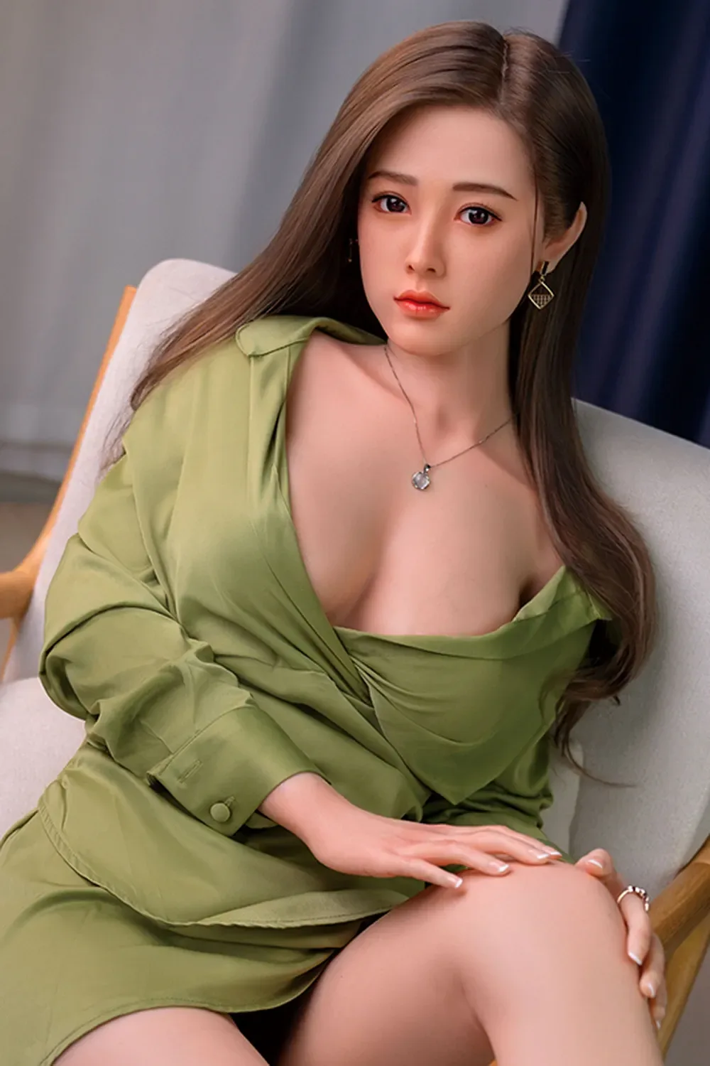 Xingzi-1 165/158cm Realistic skin texture Silicone Head &amp; TPE Body Real Sex Doll [Customizable] - XYlover Sex Doll view 4