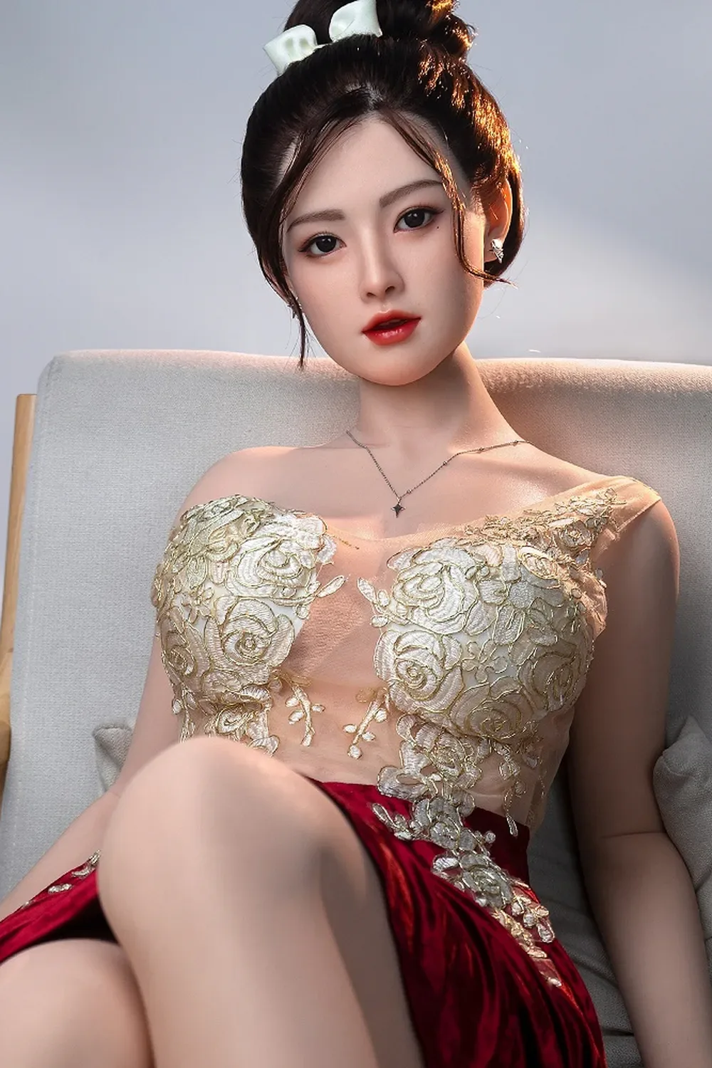 Xiaozhi-2 165/158cm Realistic skin texture Silicone Head &amp; TPE Body Real Sex Doll [Customizable] - XYlover Sex Doll view 4