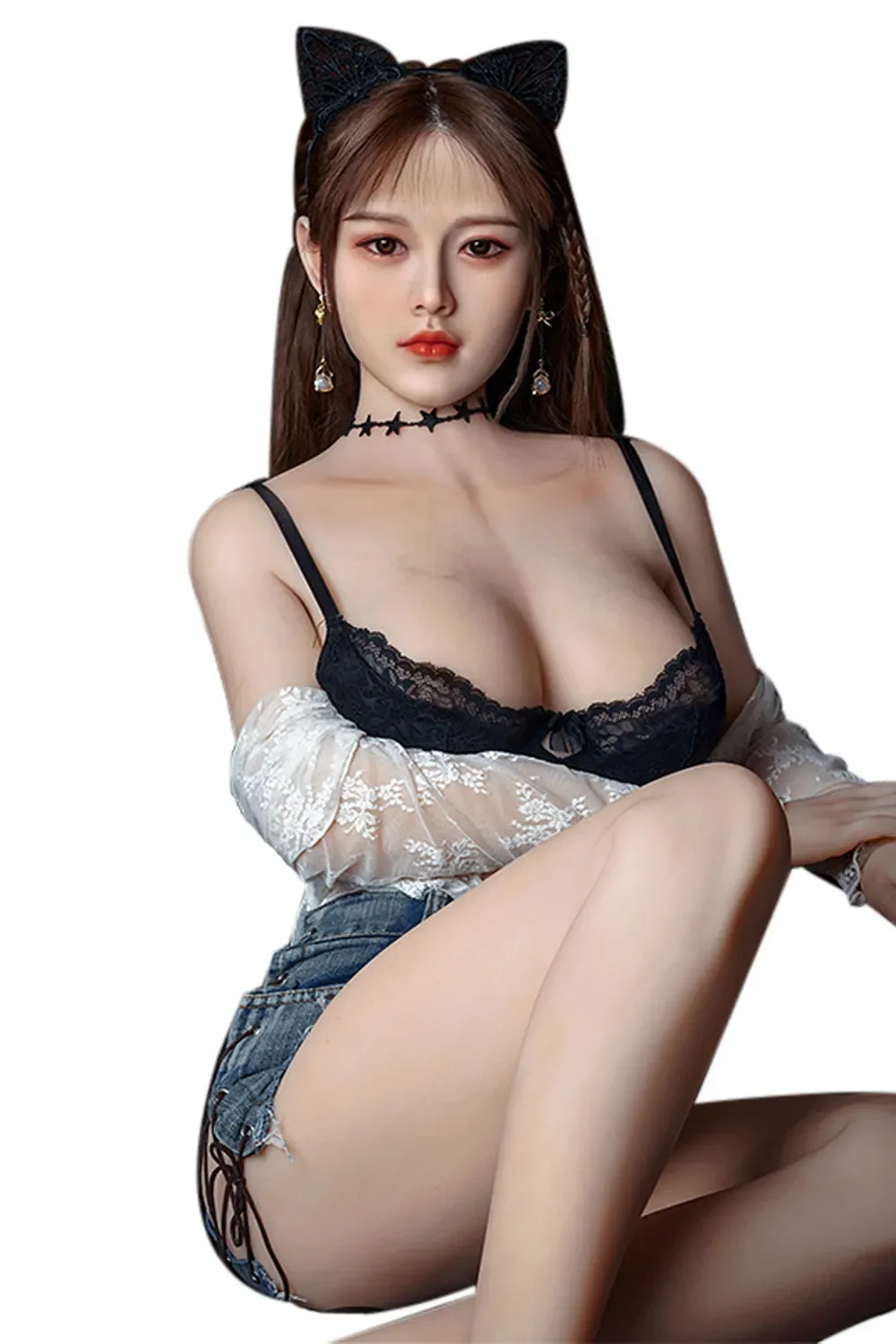 Jieyi-3 165/158cm Realistic skin texture Silicone Head &amp; TPE Body Real Sex Doll [Customizable] - XYlover Sex Doll view 5