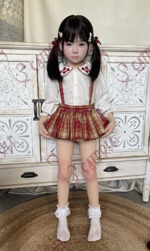 MiniRealDoll Cici 109CM TPE Realistic Mini Doll (Soft Silicone Head with ivory Tone)
