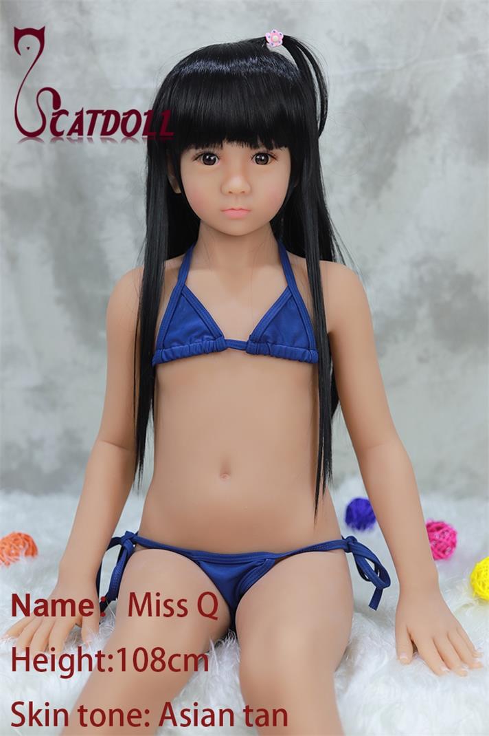 MiniRealDoll Q 108cm Asian tone Realistic Mini Doll – Petite TPE Body with Realistic Features - Image 3