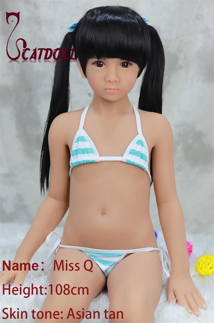 MiniRealDoll Q 108cm Asian tone Realistic Mini Doll – Petite TPE Body with Realistic Features - Image 4