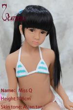 MiniRealDoll Q 108cm Asian tone Realistic Mini Doll – Petite TPE Body with Realistic Features