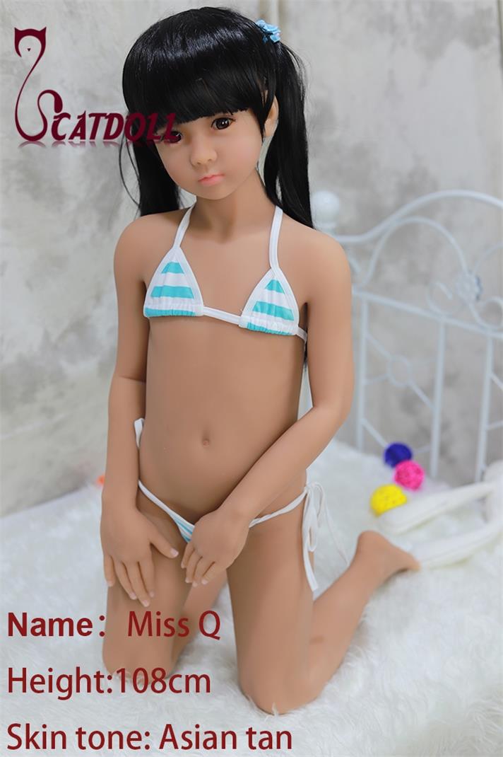 MiniRealDoll Q 108cm Asian tone Realistic Mini Doll – Petite TPE Body with Realistic Features - Image 2