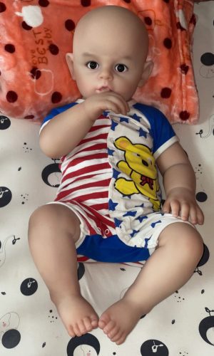 MiniRealDoll 66cm Baby Boy Silicone Doll – Lifelike Newborn Style