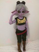 MiniRealDoll 115CM Purple Silicone Doll