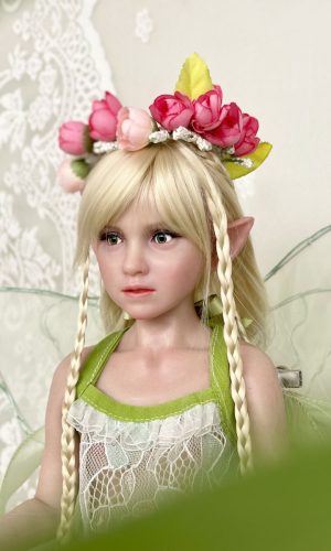 MiniRealDoll 60CM Sasha Silicone Realistic Mini Doll (Elf Ear)